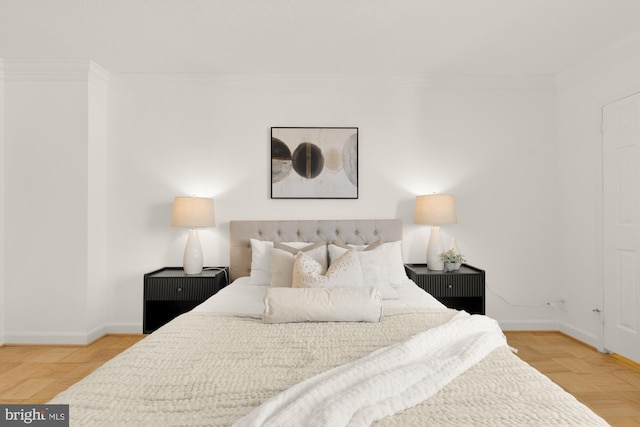 5500 Friendship Blvd Unit 2308N, Chevy Chase, MD 20815 - bedroom featuring crown molding