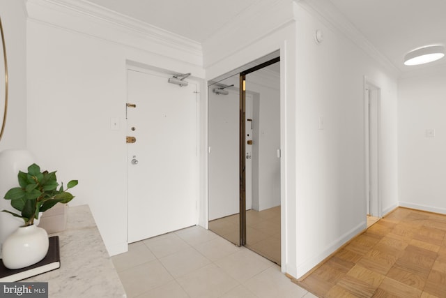 5500 Friendship Blvd Unit 2308N, Chevy Chase, MD 20815 - hall with crown molding