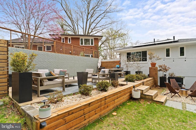 4600 Blagden Ter NW, Washington, DC 20011 - view of yard featuring a patio area and an outdoor hangout area
