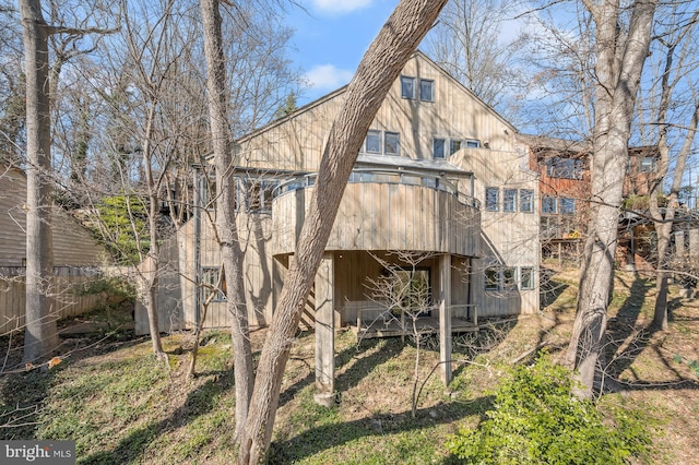 view of rear view of house