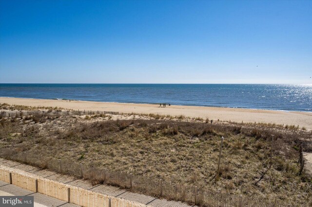 12201 Wight St Unit 301, Ocean City, MD 21842 - property view of water featuring a beach view