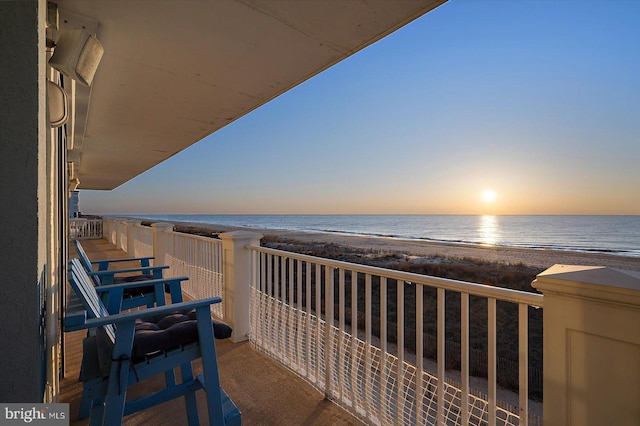 12201 Wight St Unit 301, Ocean City, MD 21842 - balcony featuring a view of the beach and a water view