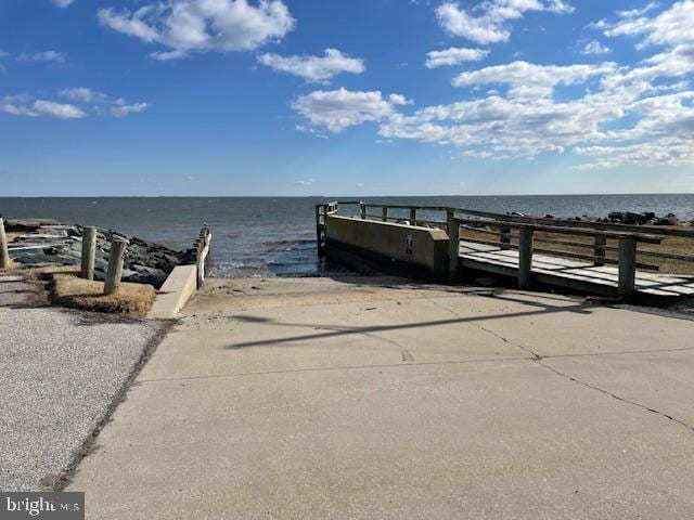 5211 Al Jones Dr, Shady Side, MD 20764 - view of dock featuring a water view