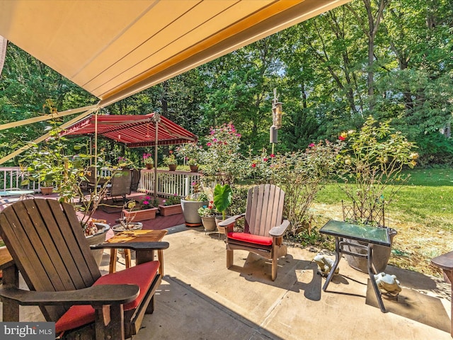 view of patio