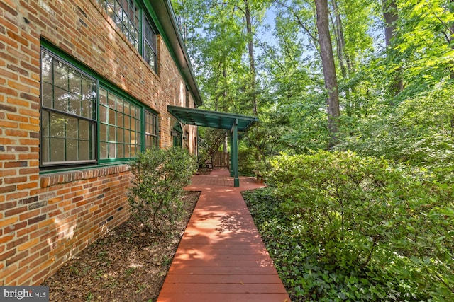 2646 S June St, Arlington, VA 22202 - view of side of home with brick siding