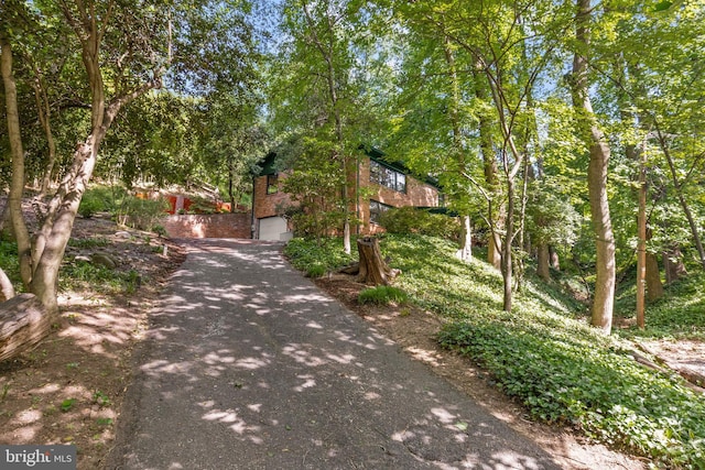 2646 S June St, Arlington, VA 22202 - view of front of home with driveway and brick siding