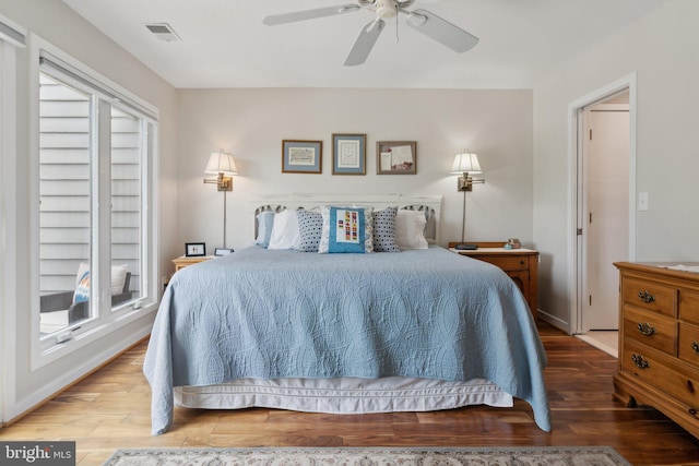 15 Chesapeake Lndg, Annapolis, MD 21403 - bedroom featuring wood finished floors and a ceiling fan