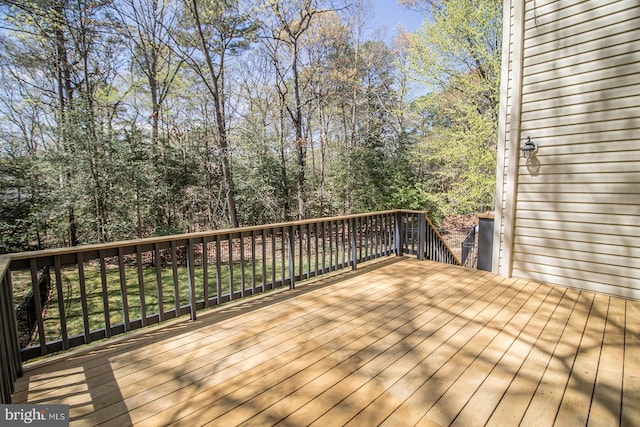 view of deck