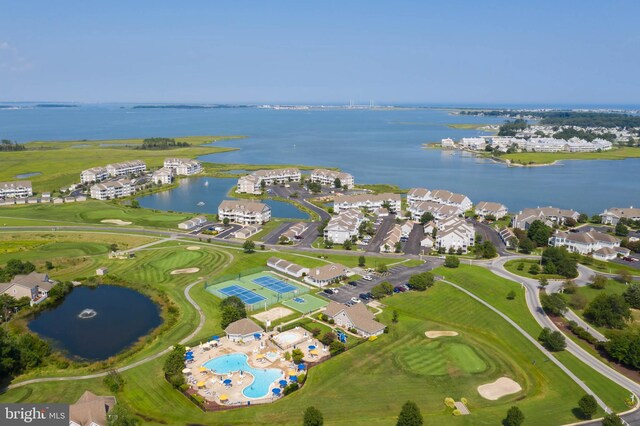 30381 Crowley Dr Unit 309, Ocean View, DE 19970 - birds eye view of property featuring a residential view and a water view