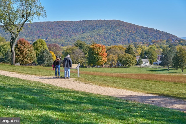 116 Natalie Ln, Harpers Ferry, WV 25425 - view of property's community with a lawn and a mountain view