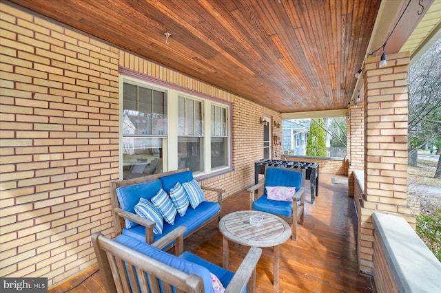 157 Hartswick Ave, State College, PA 16803 - wooden deck featuring an outdoor hangout area