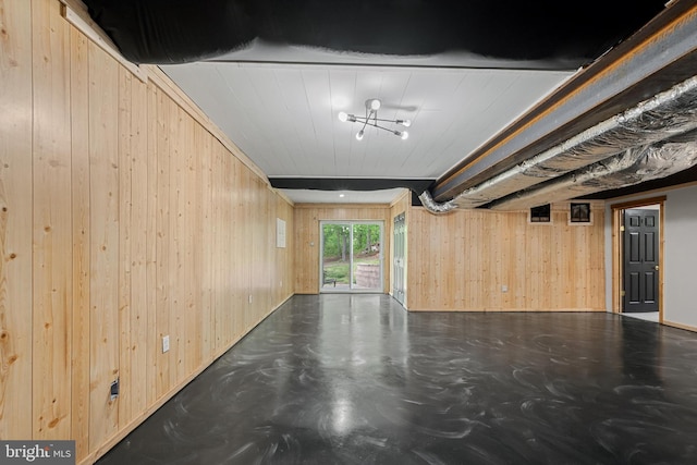 246 Locust Ln, Edinburg, VA 22824 - interior space featuring wooden walls
