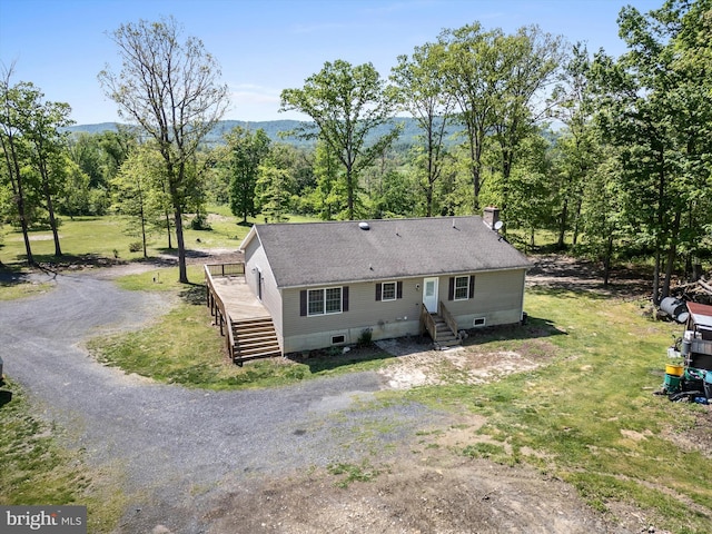 246 Locust Ln, Edinburg, VA 22824 - exterior space with a forest view