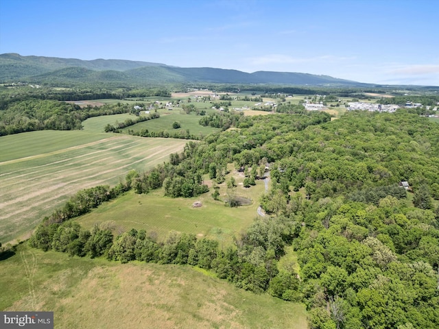 246 Locust Ln, Edinburg, VA 22824 - aerial view featuring a mountain view