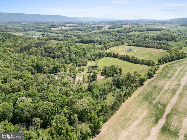 246 Locust Ln, Edinburg, VA 22824 - birds eye view of property featuring a mountain view