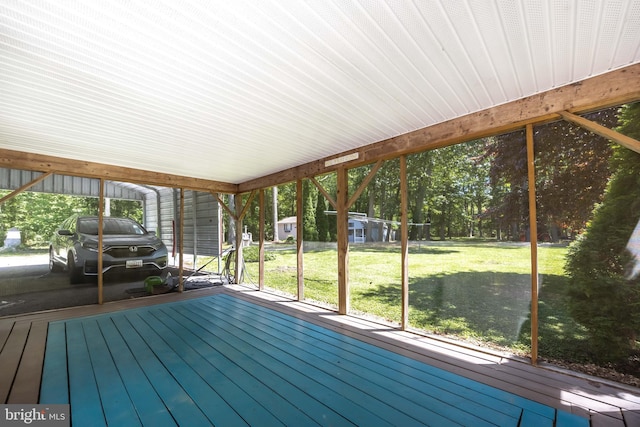 26547 Old State Rd, Crisfield, MD 21817 - view of unfurnished sunroom