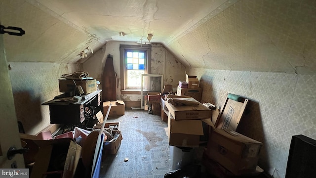 bonus room featuring vaulted ceiling