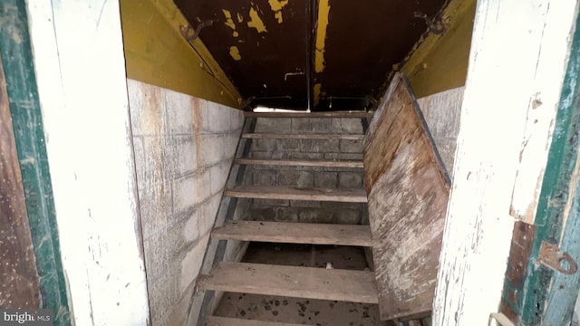 view of staircase