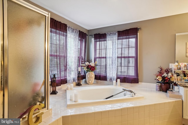 6301 Bradford Ct, Frederick, MD 21701 - full bathroom with a garden tub