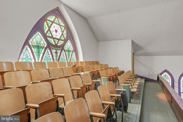 336 7th St N, Lebanon, PA 17042 - interior space featuring lofted ceiling and wood-type flooring