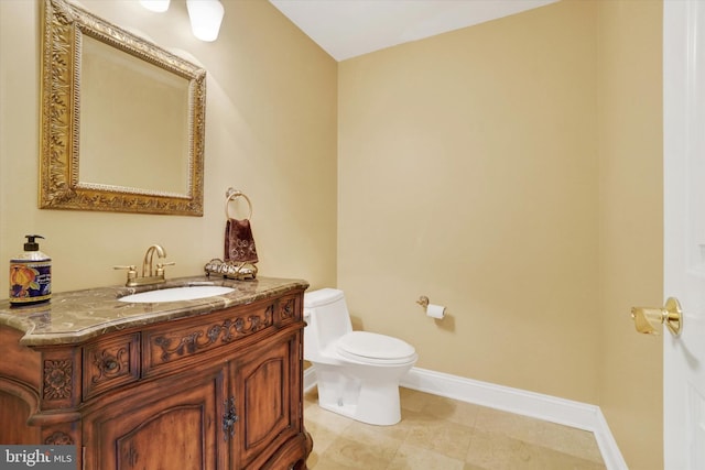 6 Deer Haven Ln, White Hall, MD 21161 - half bathroom featuring vanity and tile patterned floors