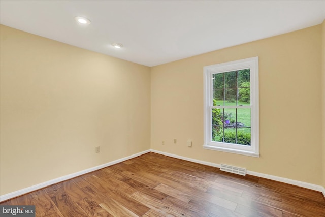 6 Deer Haven Ln, White Hall, MD 21161 - spare room with wood finished floors and recessed lighting