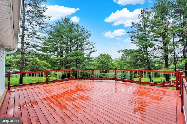 6 Deer Haven Ln, White Hall, MD 21161 - view of wooden terrace