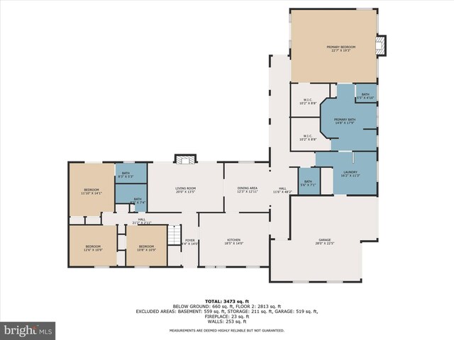 6 Deer Haven Ln, White Hall, MD 21161 - view of floor plan / room layout