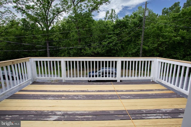 471 N Massanutten St, Strasburg, VA 22657 - view of wooden terrace