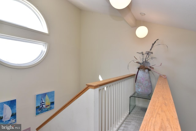 108 120th St Unit 5462, Ocean City, MD 21842 - staircase featuring lofted ceiling