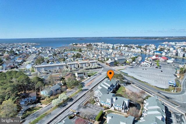 108 120th St Unit 5462, Ocean City, MD 21842 - drone / aerial view with a residential view and a water view