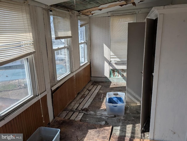miscellaneous room featuring a wealth of natural light