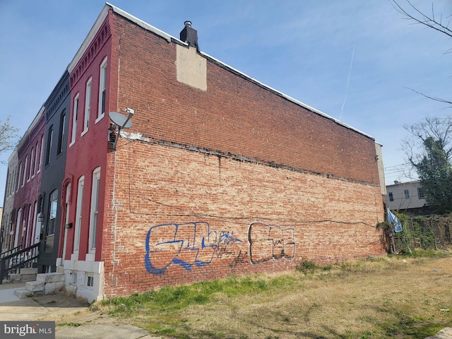 2419 Brentwood Ave, Baltimore, MD 21218 - view of building exterior with entry steps