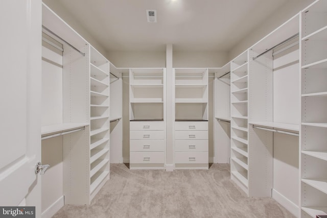 102 Saint Ives Unit 403, National Harbor, MD 20745 - spacious closet featuring visible vents and light carpet