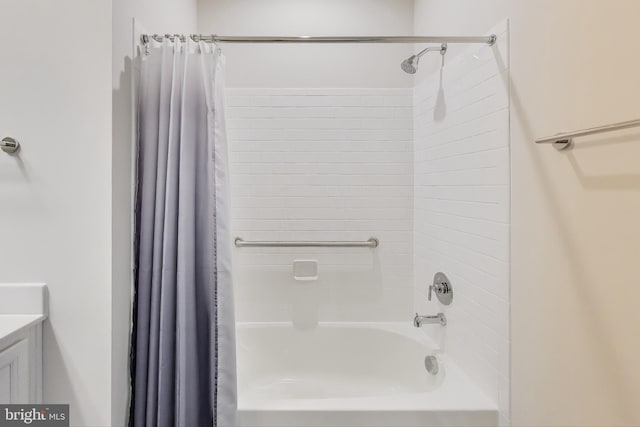 102 Saint Ives Unit 403, National Harbor, MD 20745 - full bathroom with shower / bath combination with curtain and vanity
