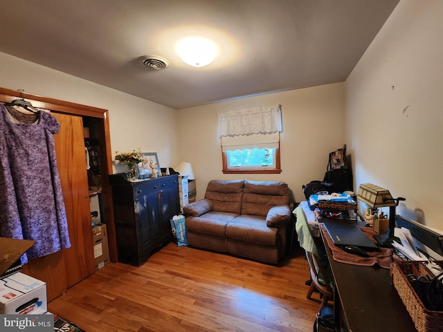 12114 Vale Smt, Frostburg, MD 21532 - office area featuring light wood-style floors and visible vents