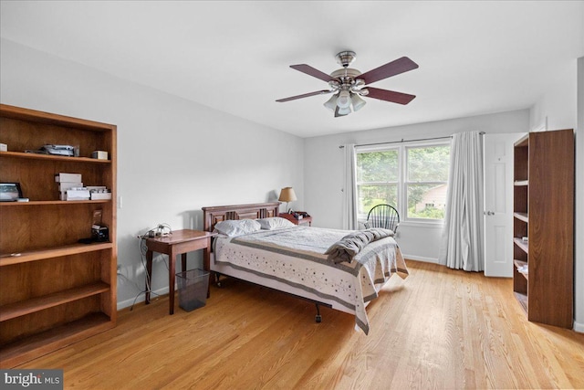 331 Ridge Ave, Winchester, VA 22601 - bedroom featuring light wood finished floors and a ceiling fan