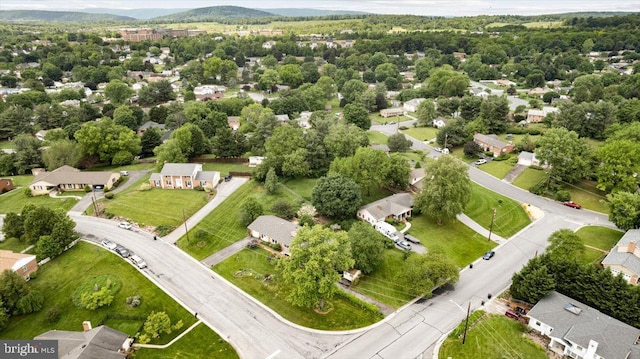 331 Ridge Ave, Winchester, VA 22601 - aerial view of residential area with a mountain backdrop