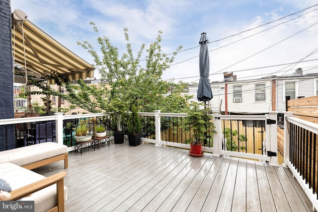 21 N Collington Ave N, Baltimore, MD 21231 - view of wooden terrace