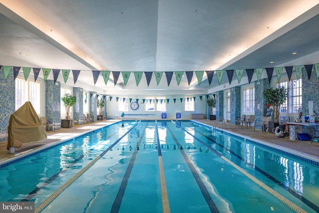 view of indoor community pool