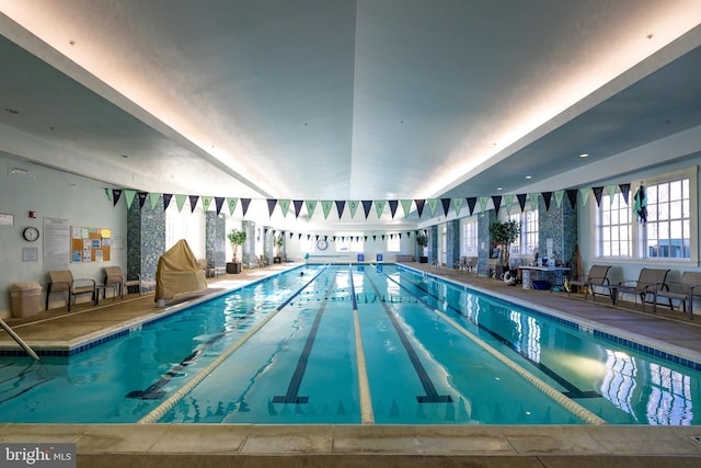 view of indoor pool
