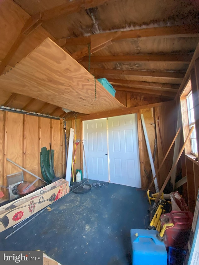 view of storage