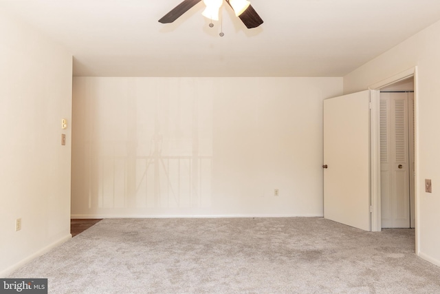 3431 S Leisure World Blvd Unit 88-3D, Silver Spring, MD 20906 - spare room featuring a ceiling fan and carpet