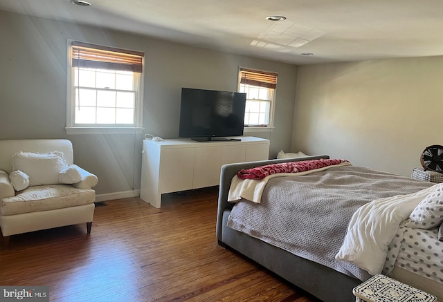 1500 Yardley Newtown Rd, Yardley, PA 19067 - bedroom with wood finished floors, visible vents, and baseboards