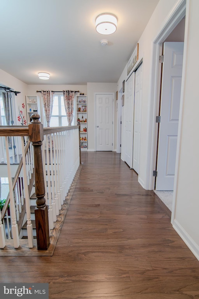 15 N Tompkins Sq, Downingtown, PA 19335 - hall featuring baseboards and dark wood-type flooring