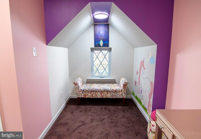 15 N Tompkins Sq, Downingtown, PA 19335 - unfurnished bedroom featuring vaulted ceiling, baseboards, and carpet floors