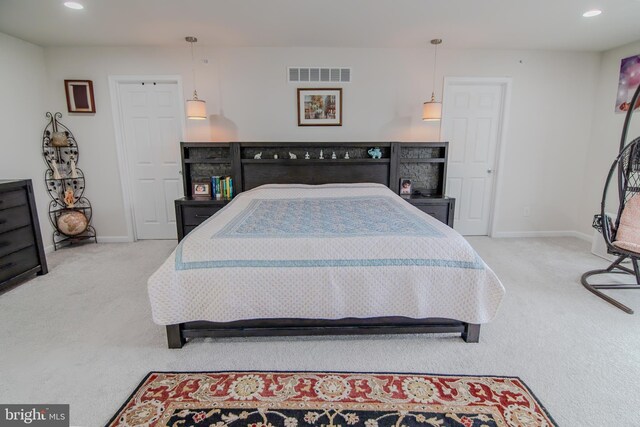 15 N Tompkins Sq, Downingtown, PA 19335 - bedroom featuring recessed lighting, visible vents, baseboards, and carpet