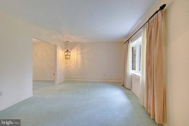 3360 Ben Oak Dr, Huntingtown, MD 20639 - empty room featuring light carpet and baseboards