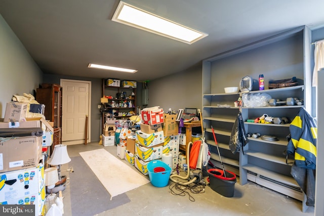 view of storage room