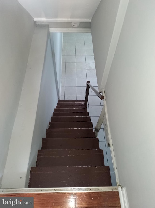 view of staircase